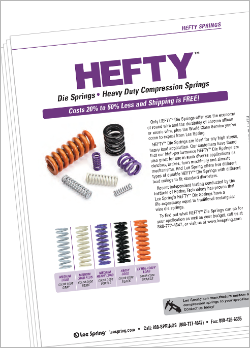 HEFTY™ Die Springs