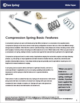compression spring Basic